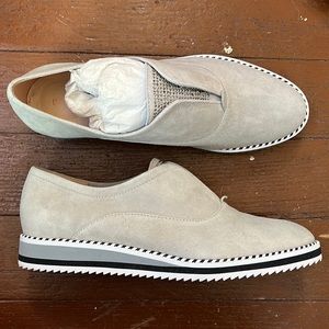 ✨ Italian Suede Grey Loafers✨